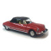 Citroën DS 19 cabriolet capote fermé, rouge corail, 1963 - SAI 7813 - HO 1/87
