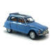 Citroën Dyane 6 capote ouverte, bleu cristal, 1973 - SAI 7623 - HO 1/87