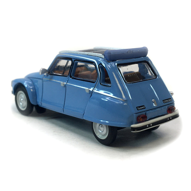 Citroën Dyane 6 capote ouverte, bleu cristal, 1973 - SAI 7623 - HO 1/87
