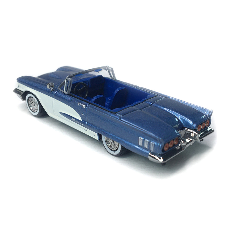 Thunderbird convertible, bleu/blanc métallisé, 1960 - BREKINA 18204 - HO 1/87
