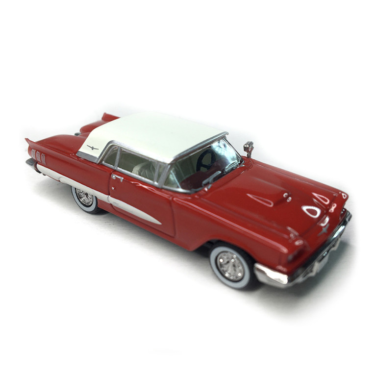 Thunderbird hardtop, rouge/blanc, 1960 - BREKINA 18203 - HO 1/87
