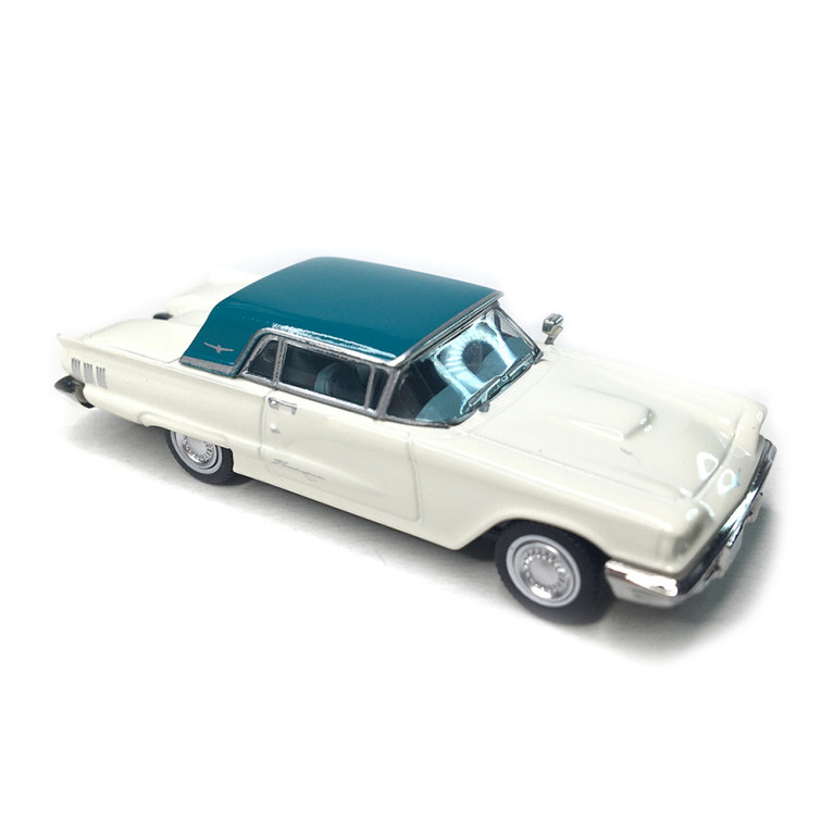 FORD Thunderbird hardtop, blanc/bleu, 1960 - BREKINA 18200 - HO 1/87
