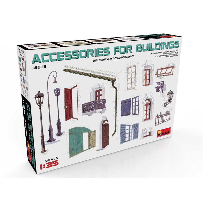 Accessoires pour bâtiments - MINIART 35585 - 1/35