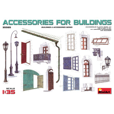 Accessoires pour bâtiments - MINIART 35585 - 1/35