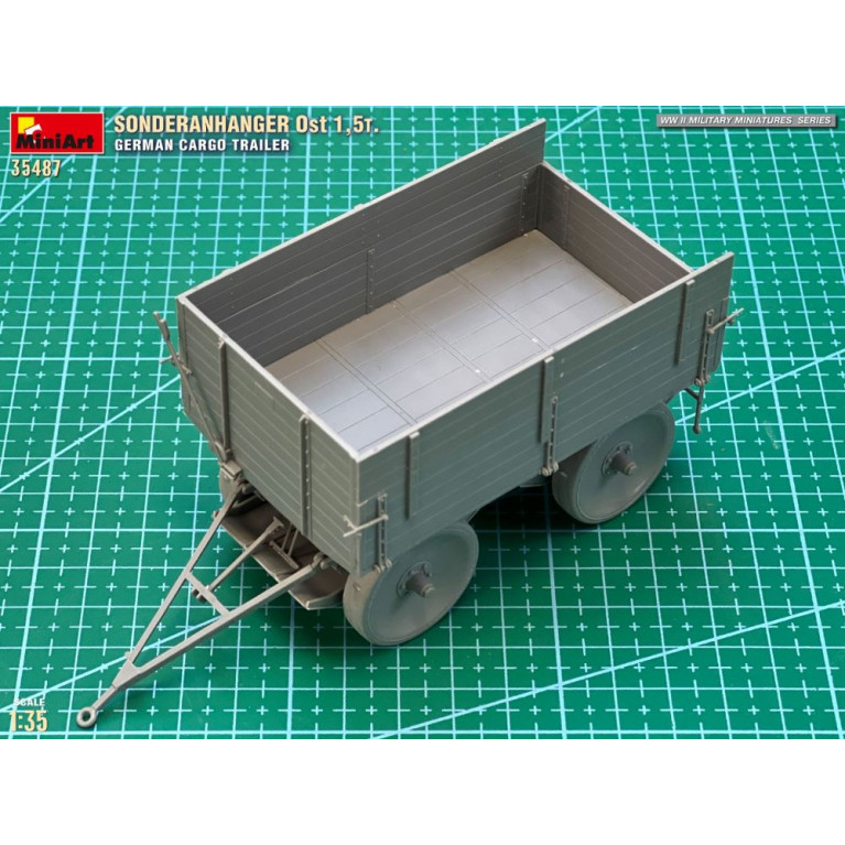 Remorque cargo allemande, Sonderanhanger Ost 1,5t, 4 versions - MiniArt 35487 - 1/35