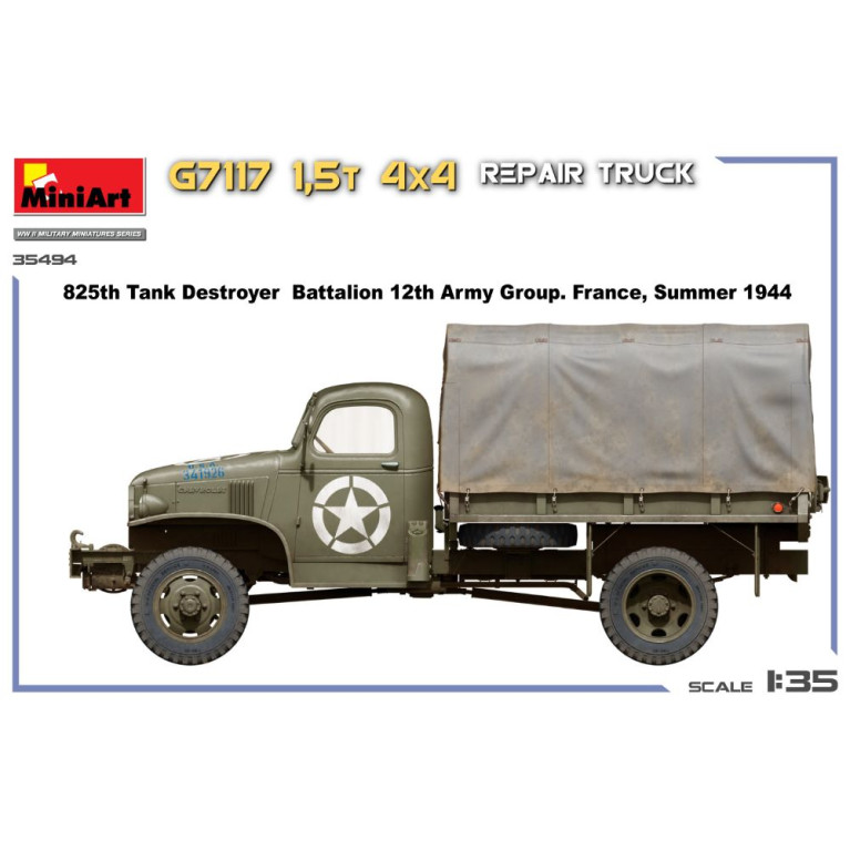 Camion de réparation 4x4 1,5 t G7117 - MiniArt 35494 - 1/35