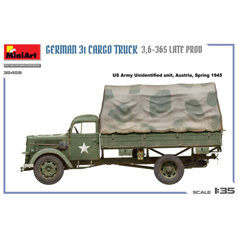 Camion de réparation 4x4 1,5 t G7117 - MiniArt 35494 - 1/35