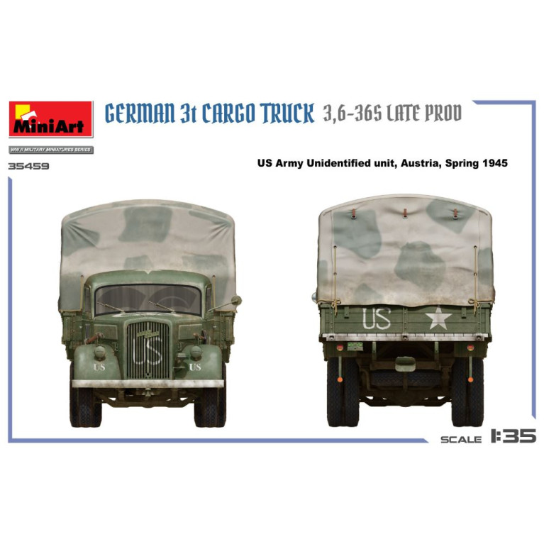 Camion de réparation 4x4 1,5 t G7117 - MiniArt 35494 - 1/35