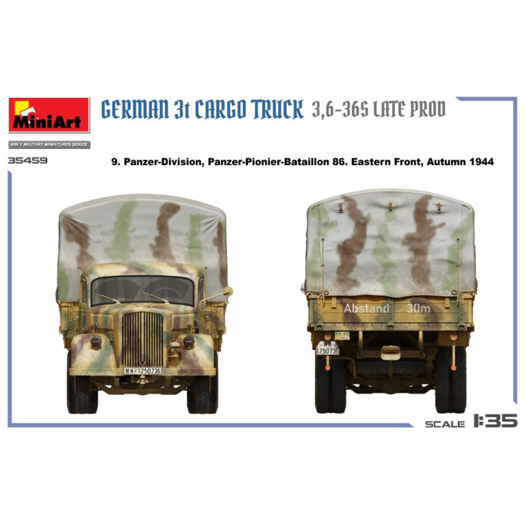 Camion de réparation 4x4 1,5 t G7117 - MiniArt 35494 - 1/35