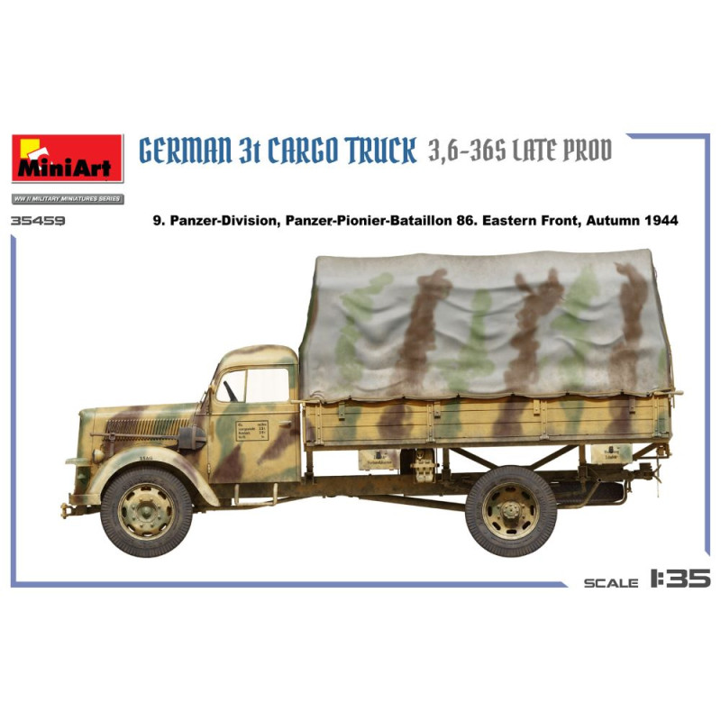 Camion de réparation 4x4 1,5 t G7117 - MiniArt 35494 - 1/35