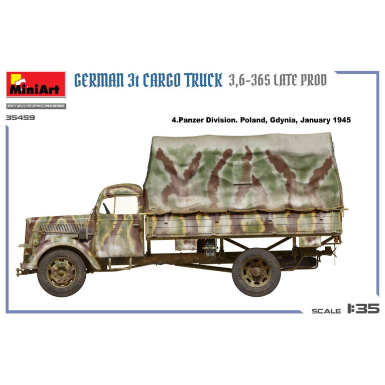 Camion de réparation 4x4 1,5 t G7117 - MiniArt 35494 - 1/35