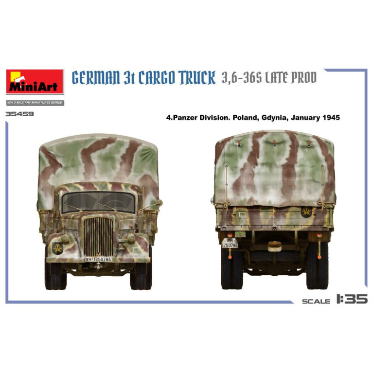 Camion de réparation 4x4 1,5 t G7117 - MiniArt 35494 - 1/35