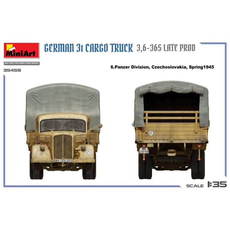 Camion de réparation 4x4 1,5 t G7117 - MiniArt 35494 - 1/35