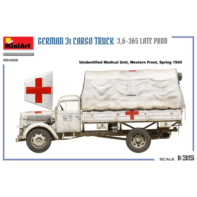 Camion de réparation 4x4 1,5 t G7117 - MiniArt 35494 - 1/35