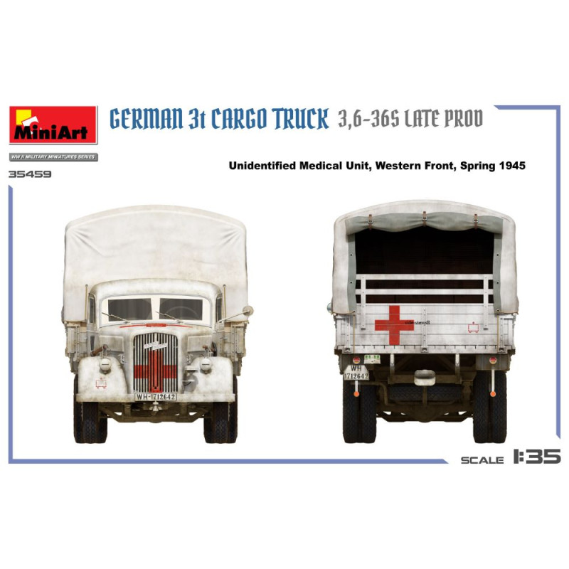 Camion de réparation 4x4 1,5 t G7117 - MiniArt 35494 - 1/35