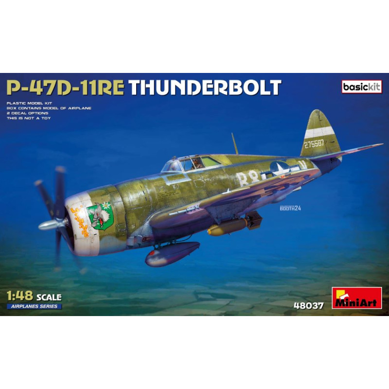 P-47D-11RE Thunderbolt. Kit de base, 2 versions - MiniArt 48037 - 1/35