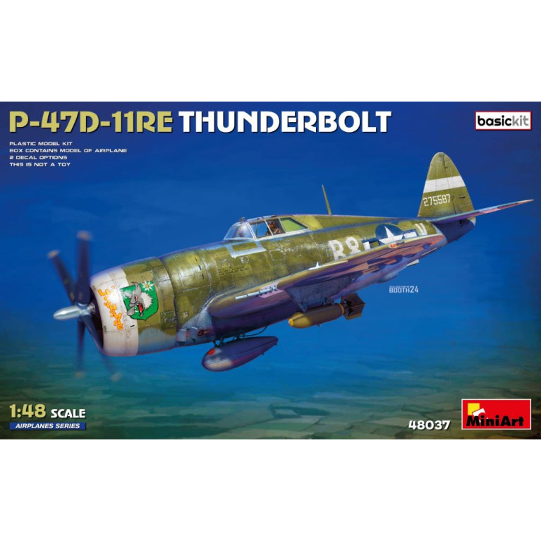 P-47D-11RE Thunderbolt. Kit de base, 2 versions - MiniArt 48037 - 1/35
