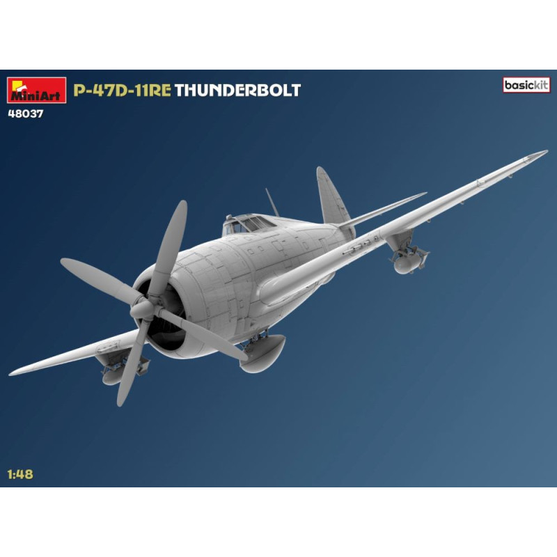 P-47D-11RE Thunderbolt. Kit de base, 2 versions - MiniArt 48037 - 1/35