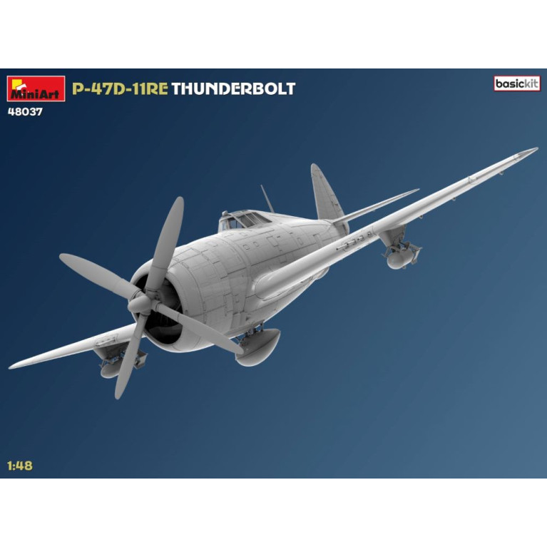 P-47D-11RE Thunderbolt. Kit de base, 2 versions - MiniArt 48037 - 1/35