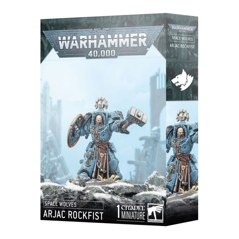 Warhammer 40.000 Space Wolves, Arjac Rockfist  - WARHAMMER 53-38