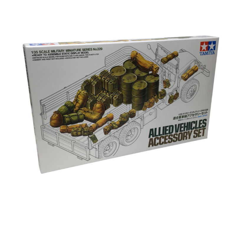 Ensemble d'accessoires pour véhicules alliés - TAMIYA 35229 - 1/35