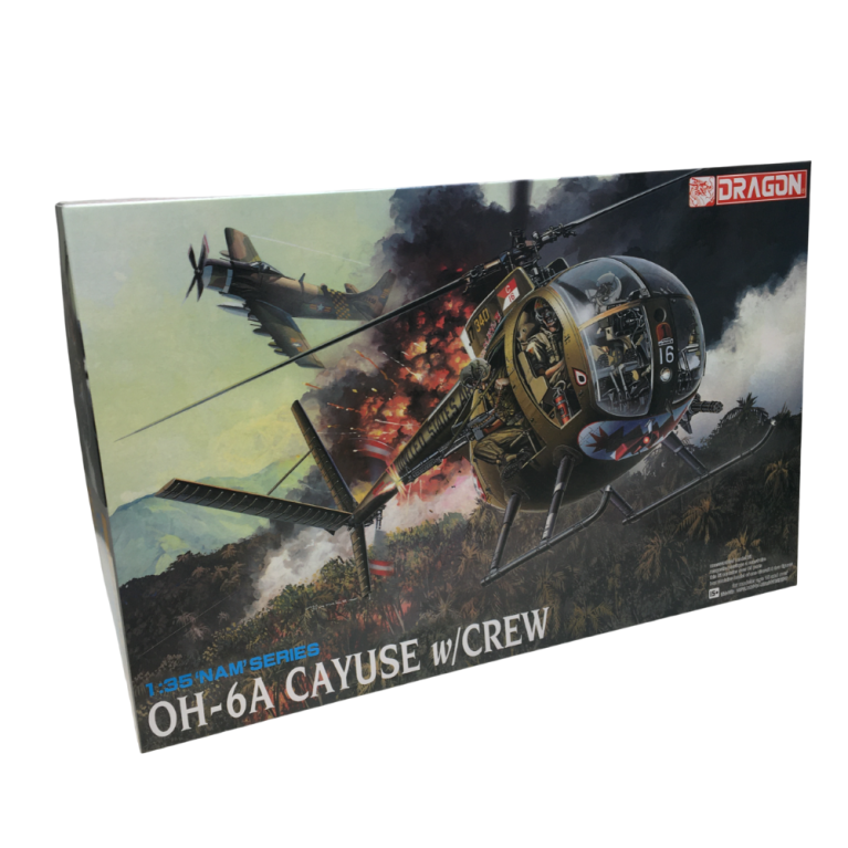 OH-6A Cayuse with crew "Nam" series - DRAGON 3310 - 1/35
