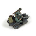 Moto allemande Zündapp K800 avec side-car et voiture - ZVEZDA 3717 - 1/35