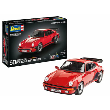 Coffret cadeau Porsche 911 Turbo 1975 50e anniversaire - REVELL 05634 - 1/24