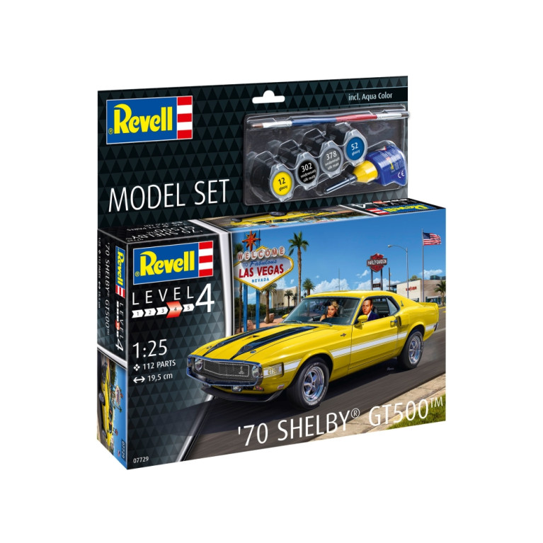 Coffret model set Shelby Mustang GT500 '70 - Revell 67729 - 1/25