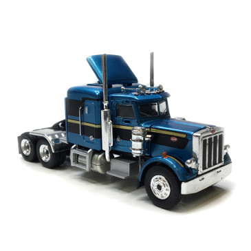 Tracteur Peterbilt 359, bleu métallisé / noir, 1973 - BREKINA 85718 - HO 1/87
