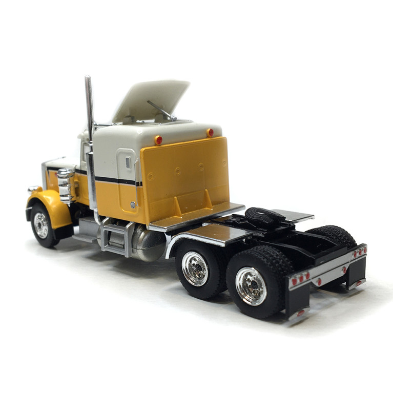 Tracteur Peterbilt 359, blanc / jaune, 1973 - BREKINA 85717 - HO 1/87
