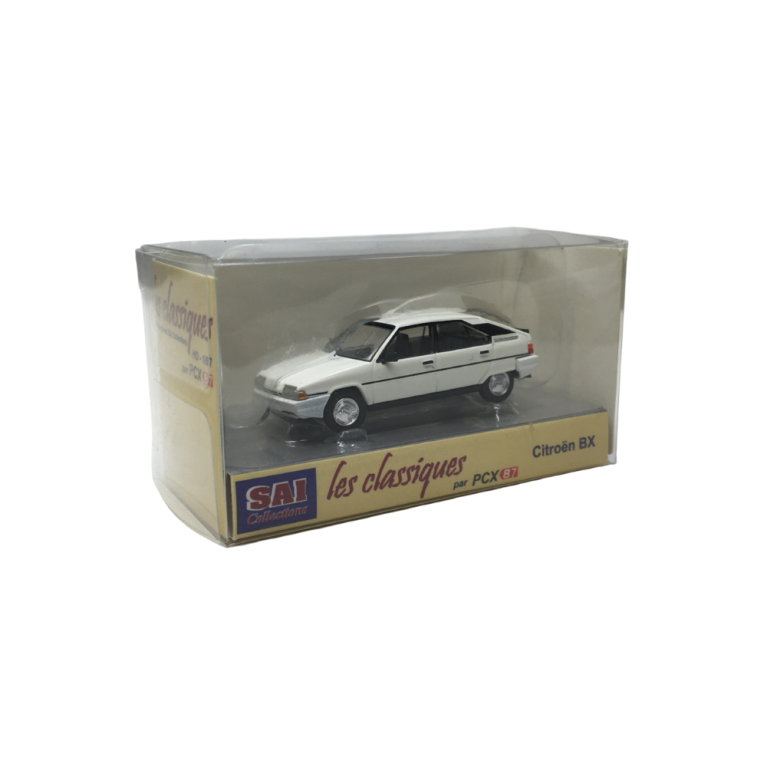 Citroën BX 16 phase 1, blanc, 1983 - SAI 6481 - HO 1/87