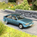 Citroën BX 16 phase 1, bleu argenté métallisé, 1983 - SAI 6482 - HO 1/87