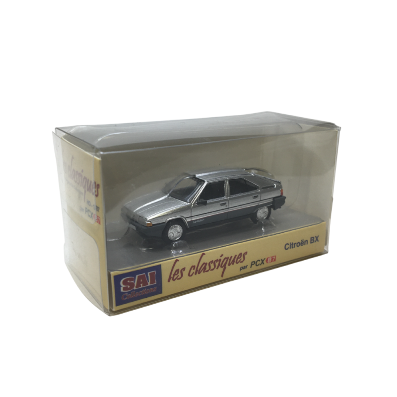 Citroën BX Leader phase 1, gris perlé vernis métalisé, 1985 - SAI 6490 - HO 1/87