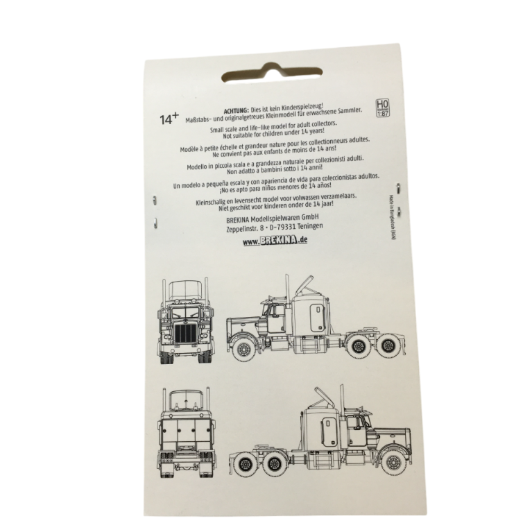 Tracteur Peterbilt 359, blanc, en kit, 1973 - BREKINA 10224 - HO 1/87