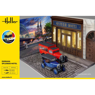 Splendid hotel diorama, Starting set - HELLER 52330 - 1/24