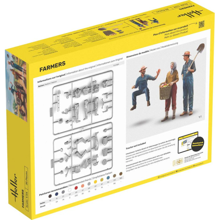 Les agriculteurs - HELLER 82752 - 1/24