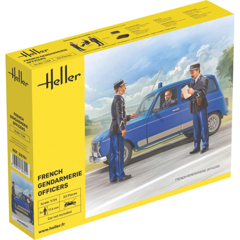 Officiers de la gendarmerie française - HELLER 82751 - 1/24