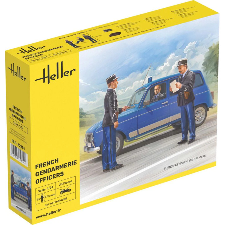 Officiers de la gendarmerie française - HELLER 82751 - 1/24