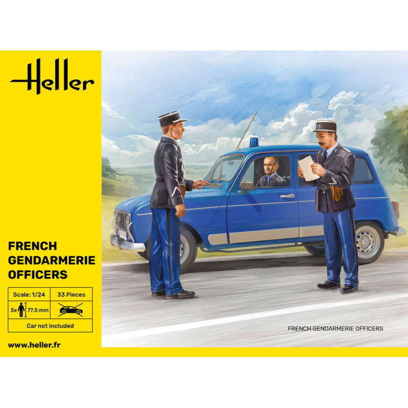 Officiers de la gendarmerie française - HELLER 82751 - 1/24