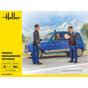 Officiers de la gendarmerie française - HELLER 82751 - 1/24