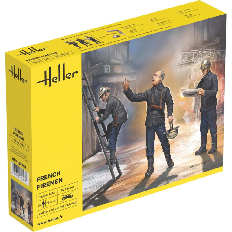 Pompiers français - HELLER 82753 - 1/24