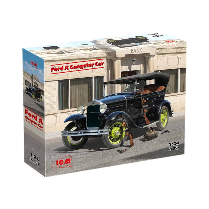 Ford A, voiture de gangster - ICM 24052 - 1/24