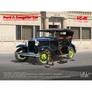 Ford A, voiture de gangster - ICM 24052 - 1/24