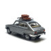 Renault 16 gris métallisé, galerie de toit et 3 valises - SAI 1836 - HO 1/87
