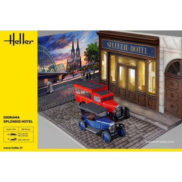 Splendid hotel diorama - HELLER 50330 - 1/24