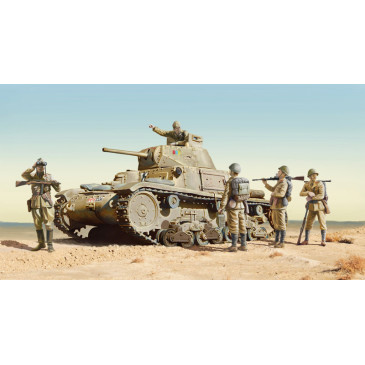 Carro Armato M14/41 l serie avec Infanterie italienne 4 versions - ITALERI 6543 - 1/35