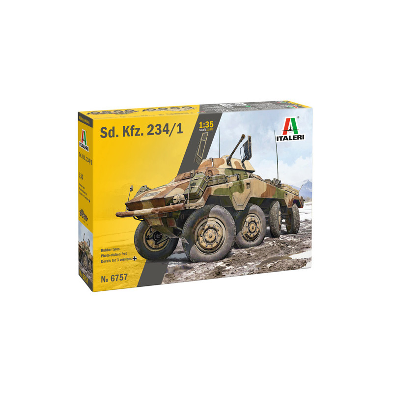 Sd. Kfz. 234/1, 3 versions - ITALERI 6757 - 1/35