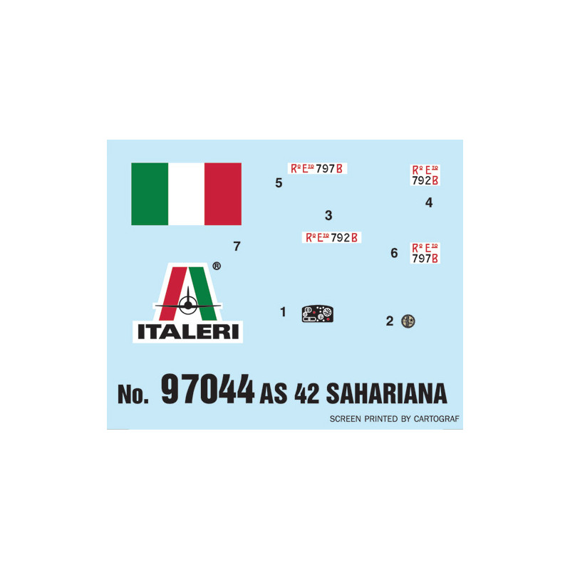 AS 42 Sahariana, 2 versions - ITALERI 97044 - 1/72