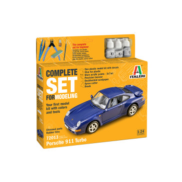 Porsche 911, Coffret complet pour modélisme, kit de démarrage - ITALERI 72013 - 1/24